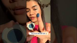 Tape Eyeliner Hack 😳✨ Perfect Wing Every Time #makeup #makeuptransformation
