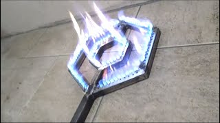 Don't throw away the square metal pipe scraps!!! Powerful propane torch made from junk!!!