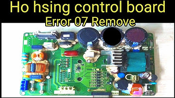 ho hsing control board hvp 90 error 7 removeho|hsing hvp 90 control board power remove|Electric Tech