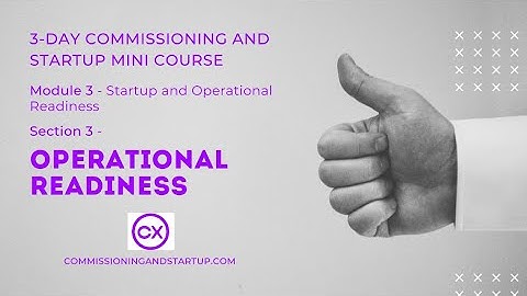 What is Operational Readiness