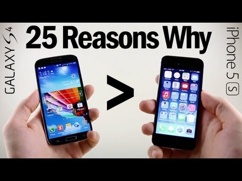 25 Reasons Why Galaxy S4 Is Better Than iPhone 5S
