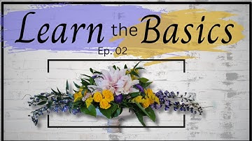 Tutorial voor horizontale lijnarrangement - Bloemsierkunst voor beginners