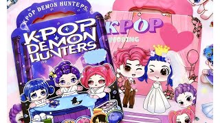 Kpop Demon Hunter Dress Up Quiet Book - Paper Doll