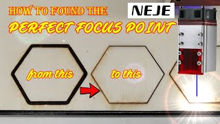 How To Found The Perfect Laser Focus Point - NEJE master 2s max A40640 40w laser modul