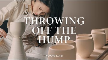 How To Throw Off The Hump On The Pottery Wheel l Mug Cups