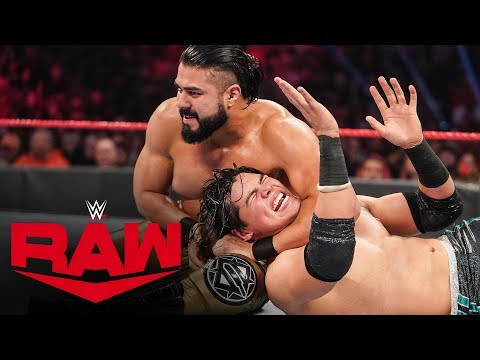 Humberto Carrillo vs. Andrade: Raw, Dec. 9, 2019