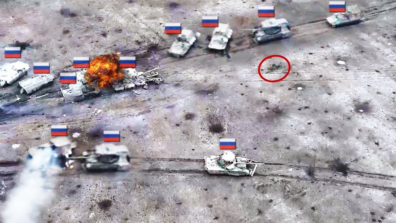 Ukraine FPV Drones Destroy Russian Tank!! - YouTube