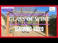 Glass of wine line dance teaching