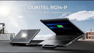 Solar Laptop Exists! Oukitel RG14-P! #laptop #solar #tech #rugged #shorts #viral #gadgets #future