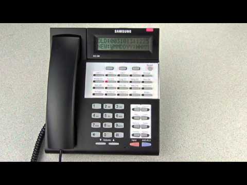 Samsung Business Phone System - Change Time