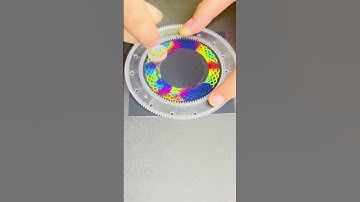 Satisfying Spirograph Art: Crafting Visual Masterpieces! #art #spirograph #asmr #shorts #satisfying