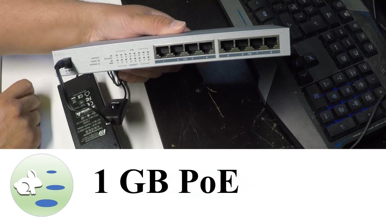 Gigabit switch 8 port PoE unboxing YouTube