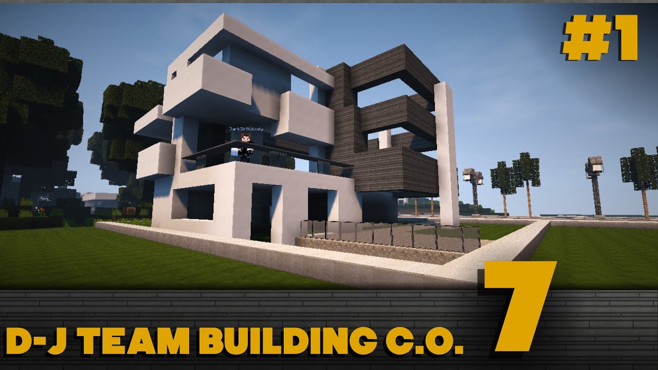 [D&J]Minecraft - Zbudujmy Nowoczesny Dom #7 Cz.1 - YouTube