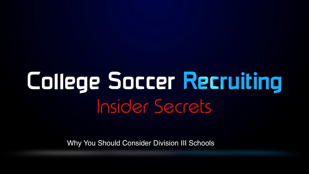 Why you should at least look at DIII schools!