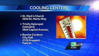 Unofficial cooling centers set-up in Sacramento