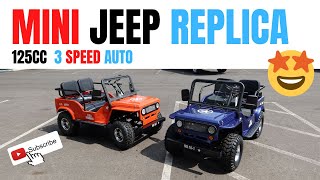 MINI JEEP REPLICA 125 REVIEW | BEST TOY EVER