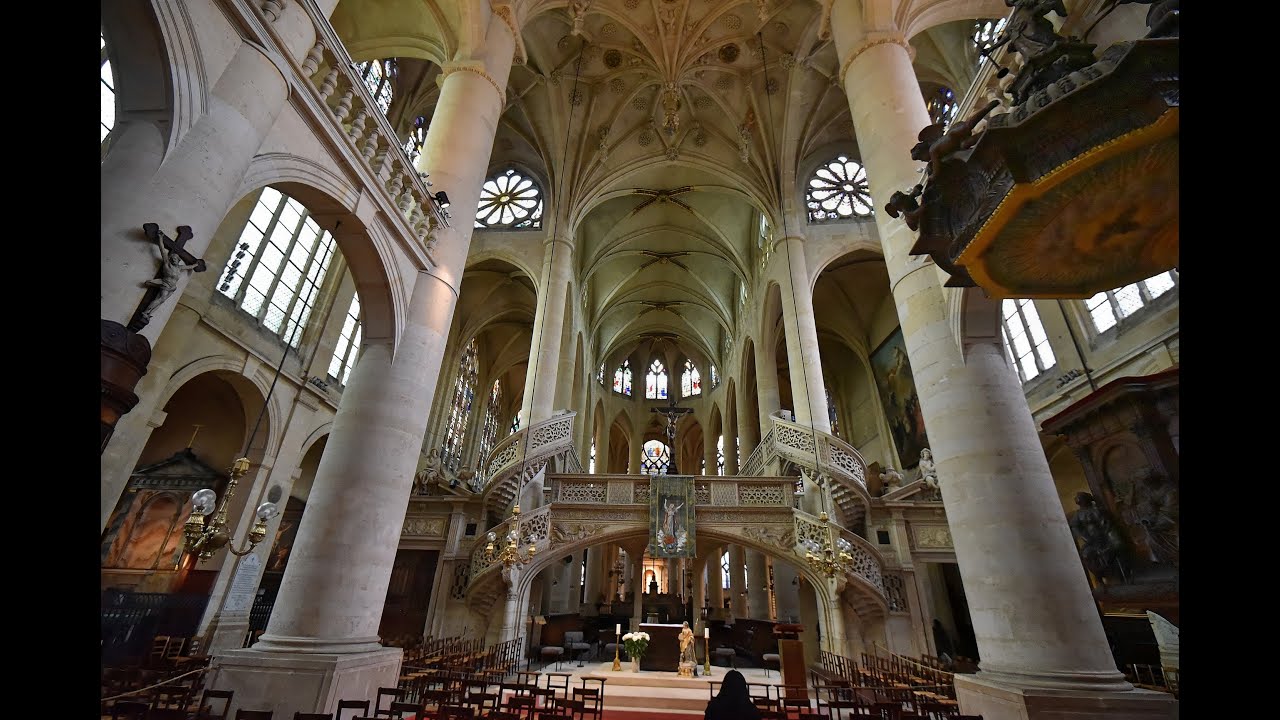 L'église Saint-Étienne du mont 4K - Paris - Île-de-France - France