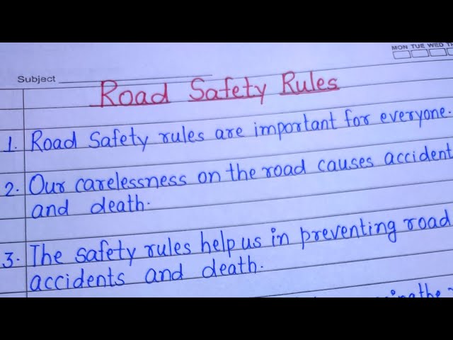 Road Safety Rule 2 #roadsafetyrules #roadsafety