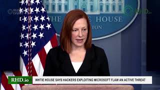 Information White House says hackers exploiting Microsoft flaw an active threat News