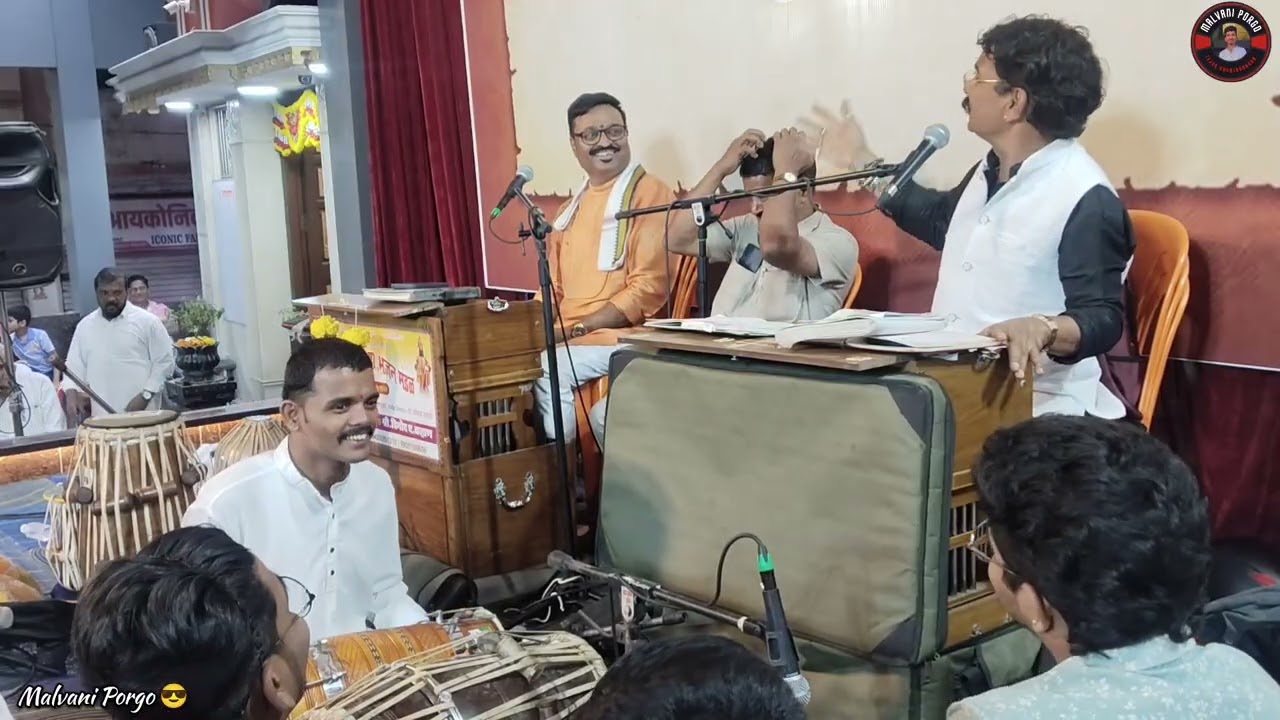 गुंडू बुवांच विनोद चव्हाण बुवाना प्रत्युत्तर🔥🎹 भजन रसिक हसान हसान झाले हैरान 🤣🤣🤣#dabalbari #bhajan 