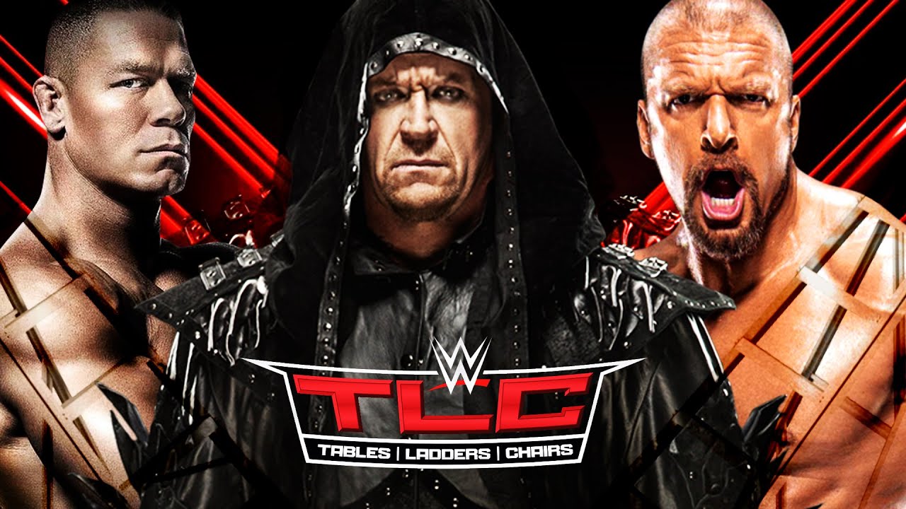 WWE 2K: TLC MATCH - UNDERTAKER VS CENA VS HHH - TLC (Custom Match)