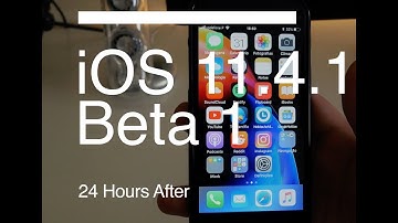 iOS 11.4.1 Beta 1 - 24H Later Amazing Battery Life