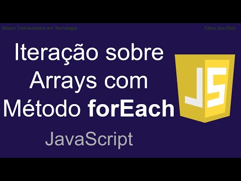 Iteração em Arrays com método forEach em JavaScript