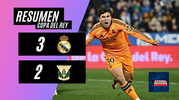Real Madrid vs Leganés 3 2  All Goals & Highlights   Copa Del Rey 2025