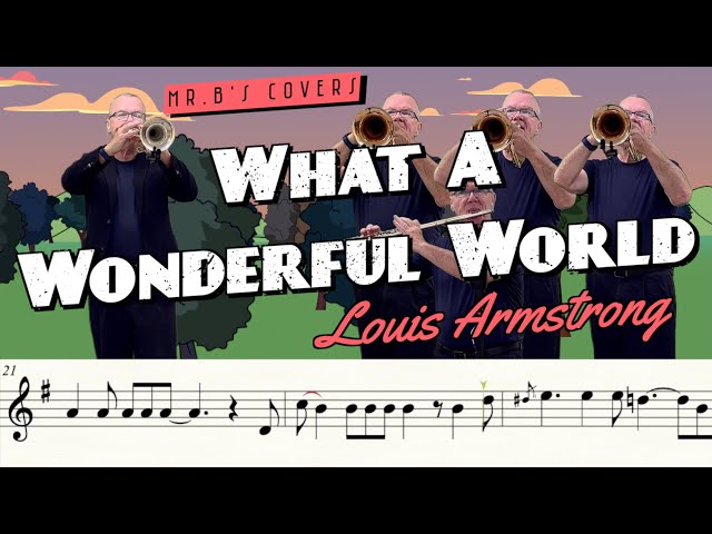 アート・デザイン・音楽 What a Wonderful World! Music Videos in WHAT A WONDERFUL WORLD by LOUIS ARMSTRONG imagined with AI images