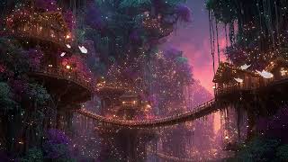 🌿 Magical Treehouse Towers | Enchanted Forest Fantasy Music for Sleep, Study & Relaxation