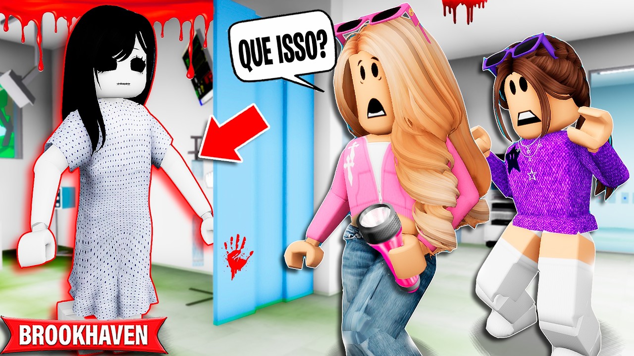 ENCONTRAMOS ALGO ESTRANHO NO HOSPITAL ASSOMBRADO | Historinhas Brookhaven Rp Bibi e Lud