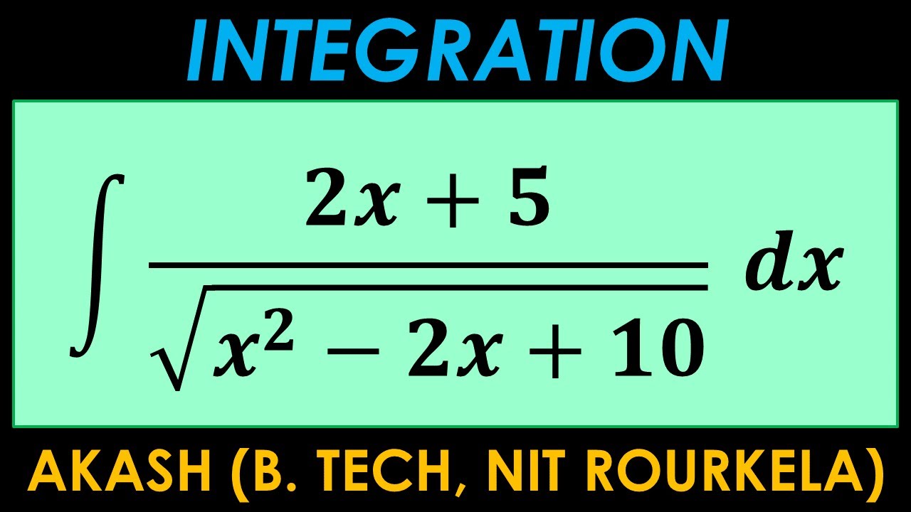 Интеграция 7 баллов Важный вопрос 9 | 2x+5/√(x^2-2x+10)
