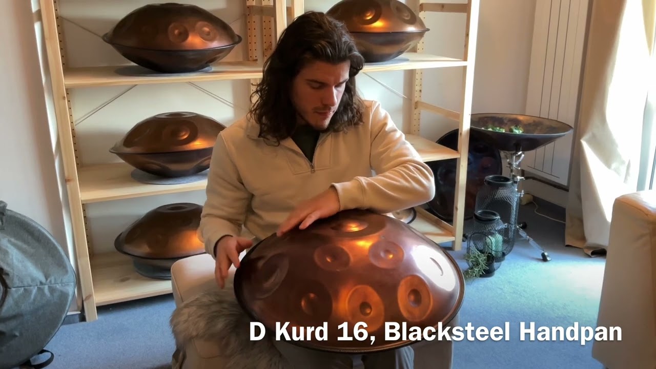 Handpan D Kurd 16, Ember, 440 hz