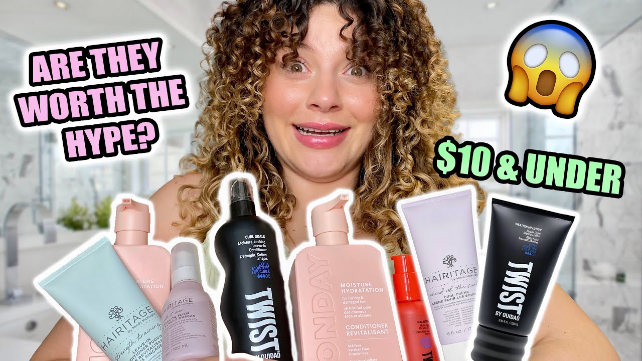 TESTING NEW AFFORDABLE CURLY HAIR PRODUCTS | Twist by Ouidad vs Hairitage & Monday Haircare
