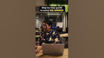 To Solve a SQL Query, Follow These Steps: