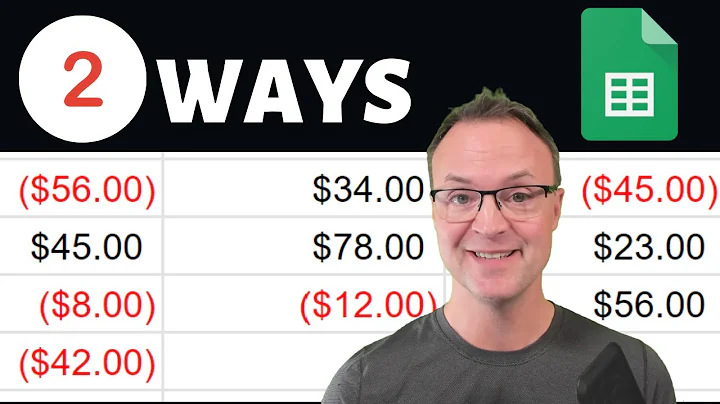 Turn Negative Numbers Red: 2 Ways in Google Sheets