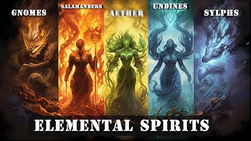 5 Elemental Spirits in Mythology: Salamanders, Undines, Sylphs, and Gnomes. || Enhanced