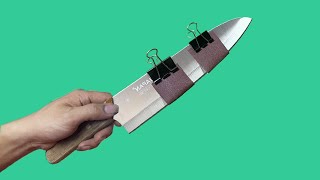 An Easy Way to Sharpen Knives Like a Razor! Amazing Results! How to Sharpen Knives|DIYScienceTrends