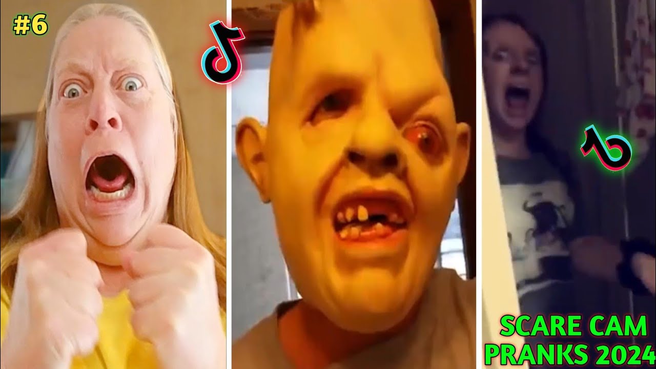 Scare Cam Prank Reaction 2023 6 Funny Videos Compilation Youtube