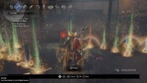 Nioh 2 dream of the nioh (dotn) winds of ruin mission for gear farming