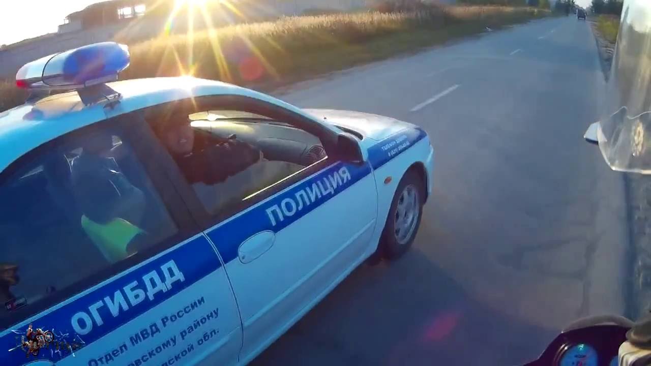 Погоня от ДПС Как угнать от ментов меньше чем за 3 минуты! - YouTube