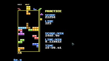 Tetris Pattern - 7 Main Pieces, Shuey Arrangement 01 (Inverse)