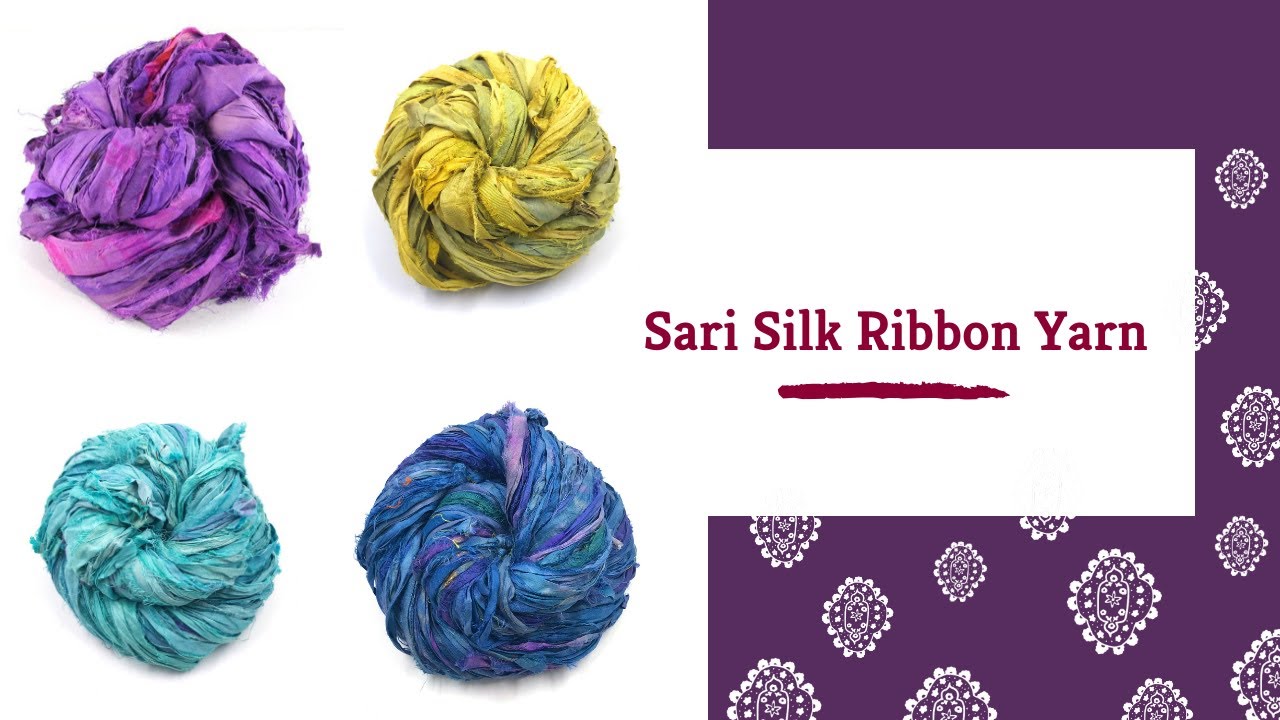 Everything You Need To Know: Sari Silk Ribbon Yarn – Darn Good Yarn