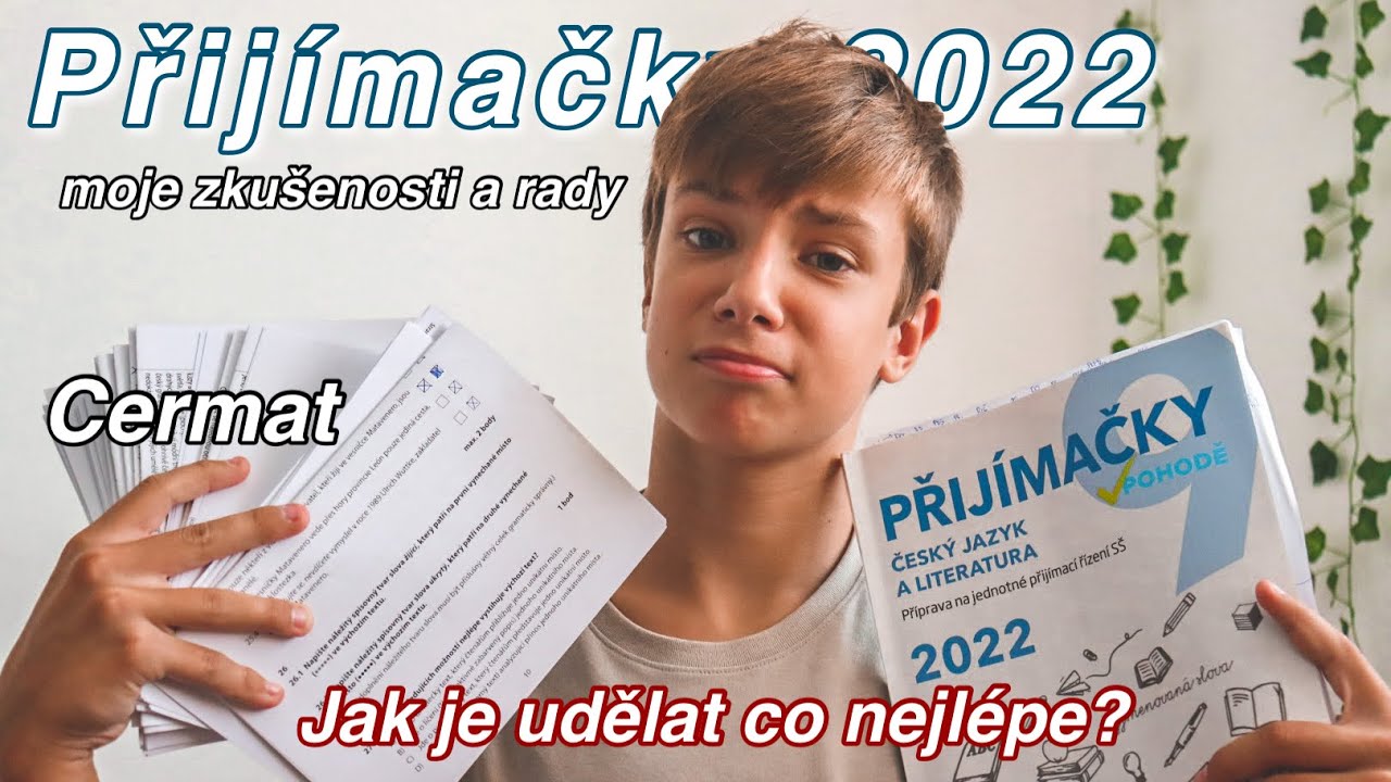 JAK ZVLÁDNOUT PŘIJÍMAČKY!🤟🏽 moje zkušenosti, rady, cermat testy, jak