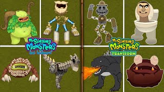 MonsterBox: DEMENTED DREAM ISLAND with Godzilla Transformed | My Singing Monsters TLL Incredibox