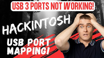 HACKINTOSH EASY USB Port Mapping Guide! - Usb 3 ports not working?