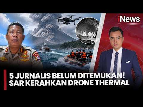 5 Jurnalis Hilang di Selat Sunda! Drone Thermal Dikerahkan, Abu Vulkanik Hambat Pencarian | (9/9)
