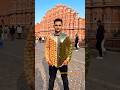 Hawa Mahal Jaipur Vibes 🧍❤️ | Street Style Pani Puri Challenge 😋 #panipuri #jaipur #hawamahal