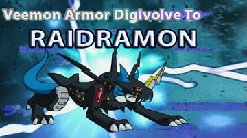 Digimon RPG Online: Veemon Armor Digivolve to Raidramon