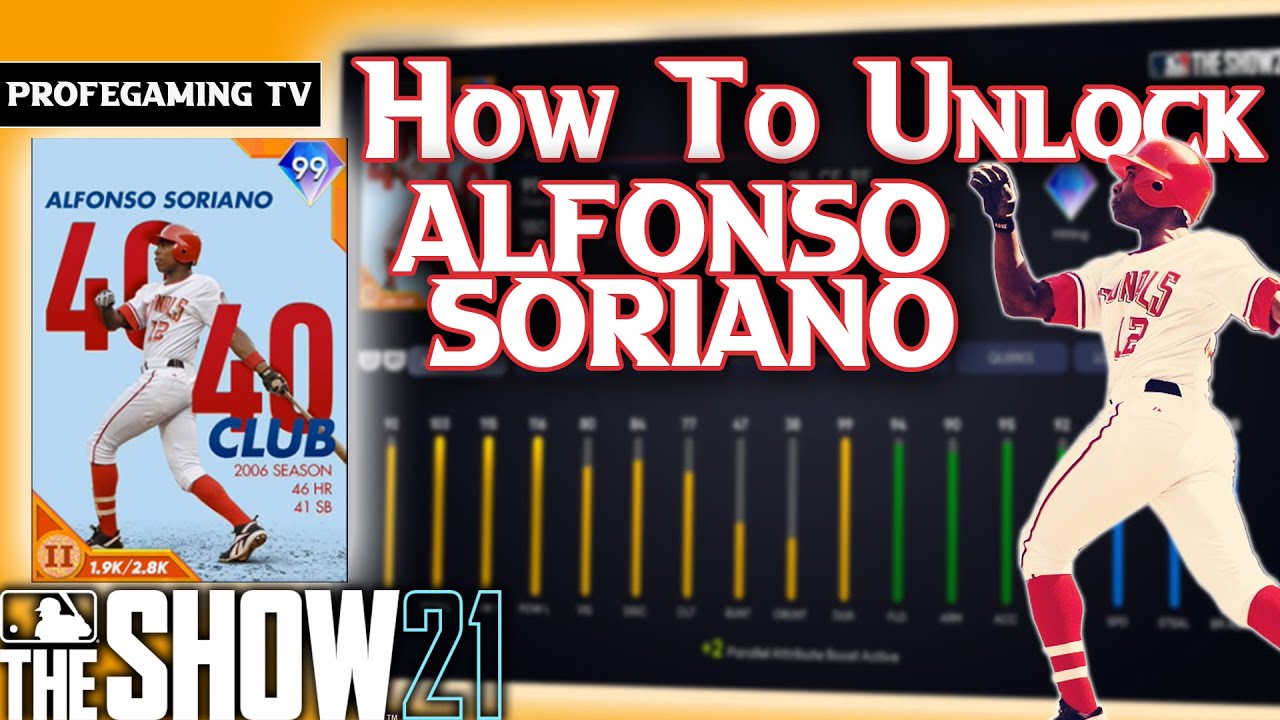 HOW TO UNLOCK ALFONSO SORIANO EN DIAMOND DYNASTY, MLB THE SHOW 21 en  Español, PS5